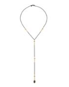 Old World Diamond Y-drop Necklace