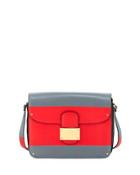 Colorblock Leather