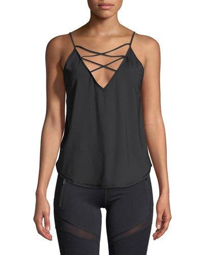 Trellis Lace-front Camisole Tank