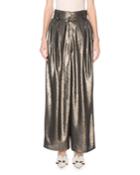 High-rise Wide Leg Sequined Dressy Trousers