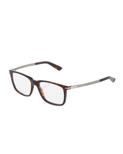 Rectangle Tortoiseshell Acetate Optical Glasses