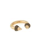 Titan Crystal Ring, Golden/black