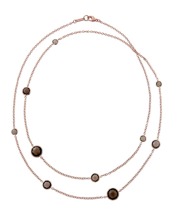 Smoky Quartz By-the-yard Necklace