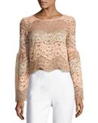 Time Stops Lace Crop Top,