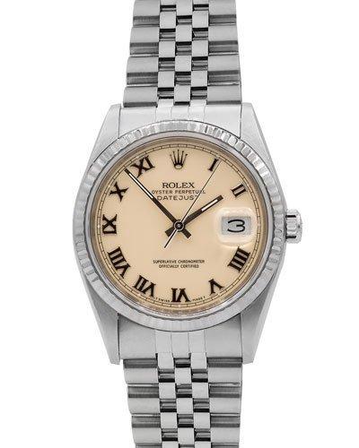 Pre-owned 36mm 18k Men's Datejust Jubilee Watch