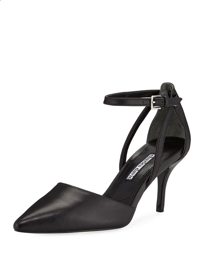 Aria Leather Pointed-toe Pumps