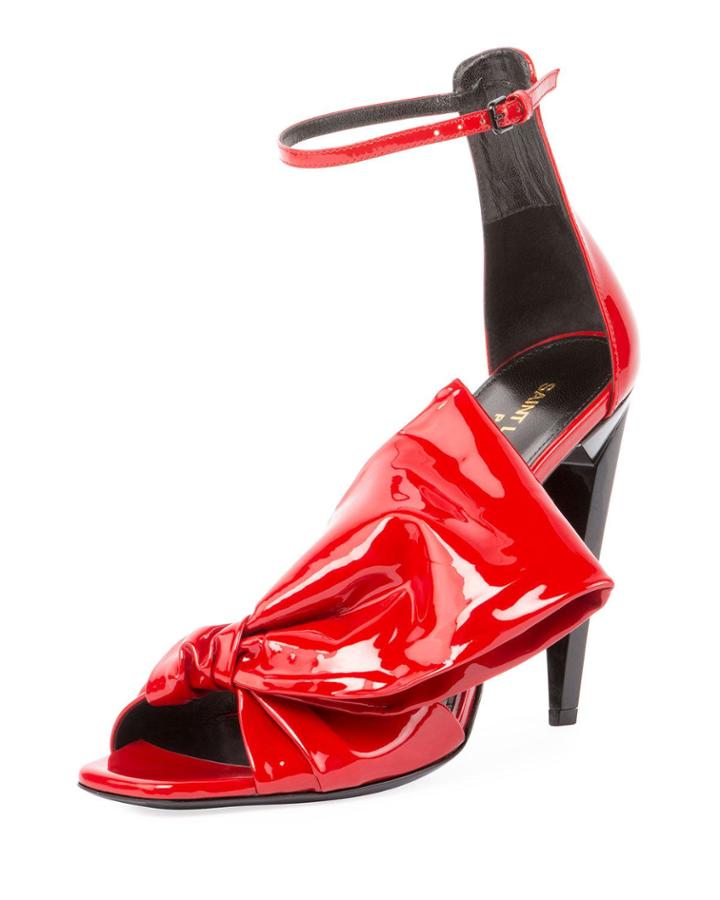 Freja Patent Sandal With