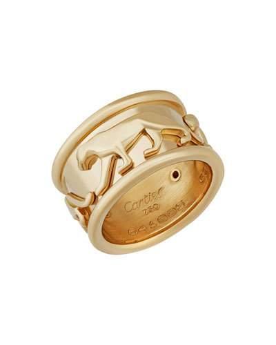 18k Panth&eacute;re De Cartier Wide Ring,