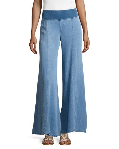 Hayden Wide-leg Pants, Indigo
