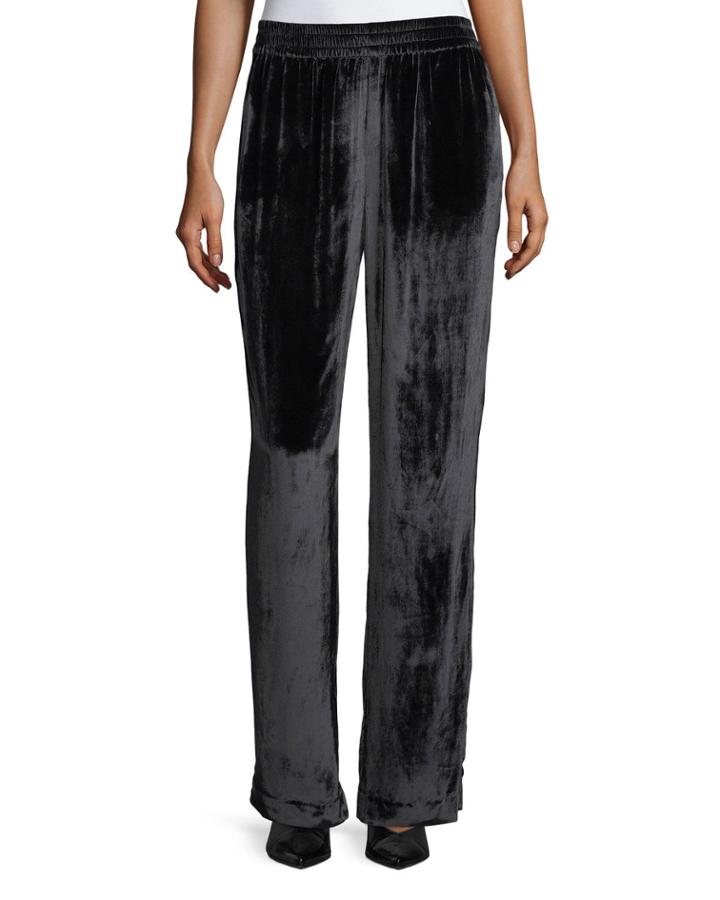 Ardon Wide-leg Velvet Pants