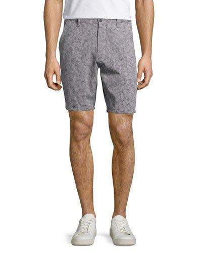 Linen-blend Floral-print
