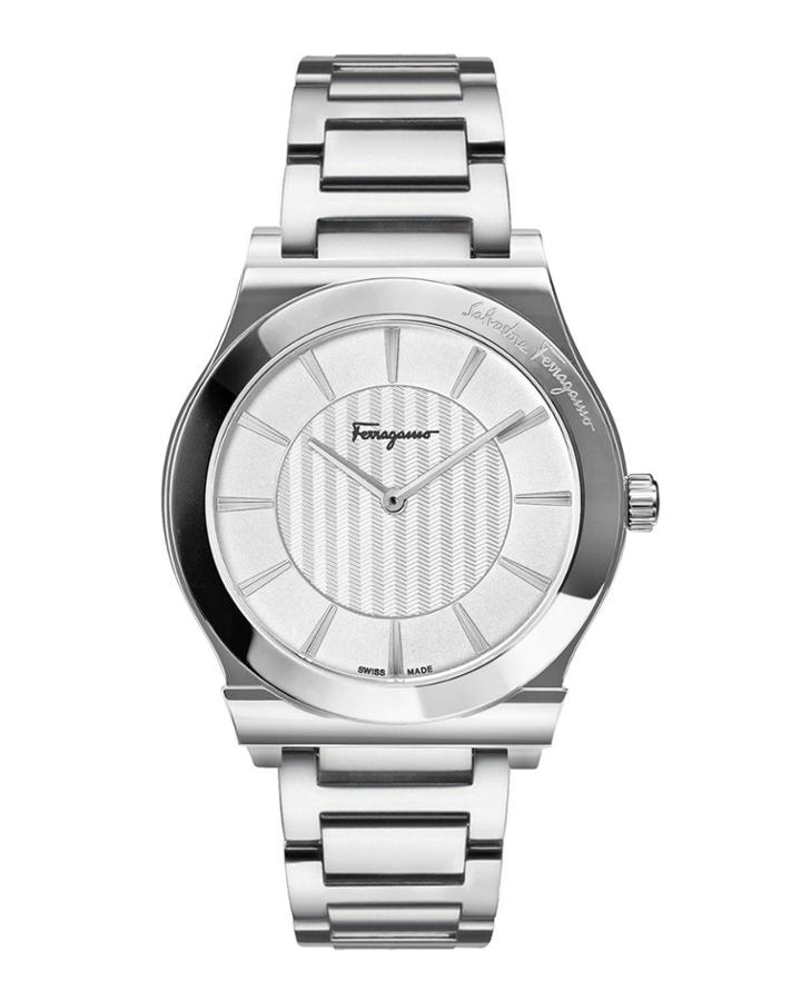 Men's 41mm Guilloche Watch W/ Bracelet