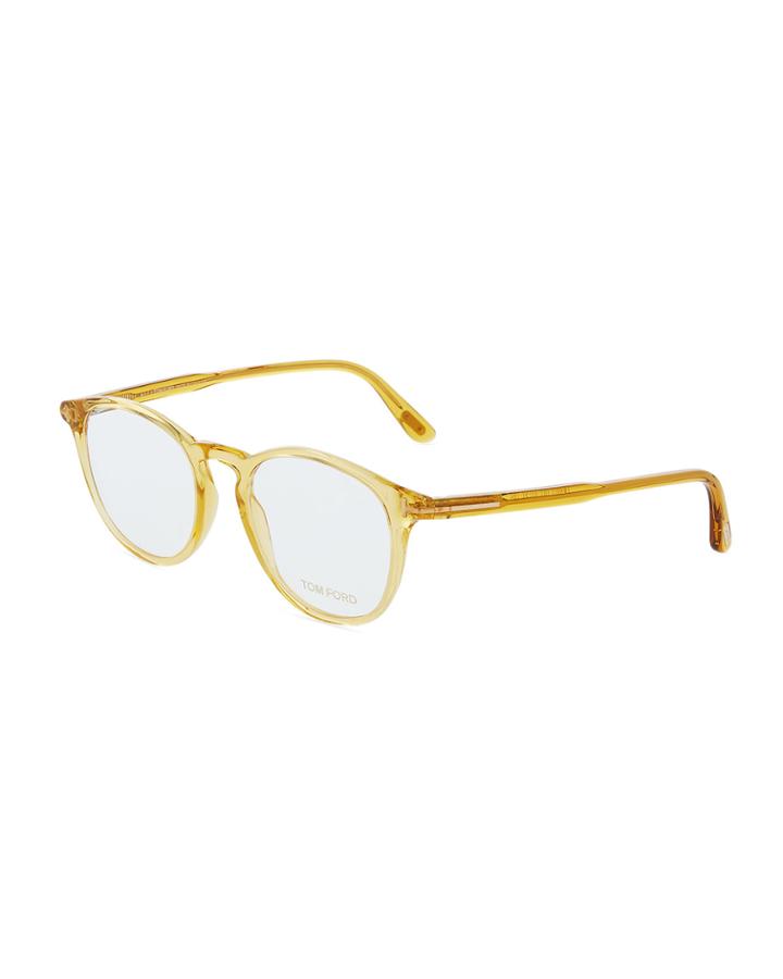 Round Translucent Acetate Optical Glasses