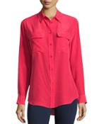 Signature Silk Blouse, Rosetta