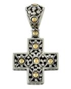 Jaisalmer Two-tone Cross Pendant