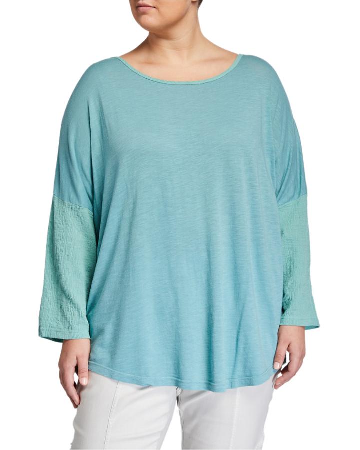 Plus Size Marthe Long-sleeve Top