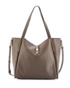 Abigail Slouchy Faux-leather Hobo Tote Bag