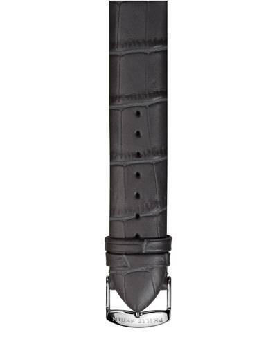 18mm Alligator-embossed Leather Watch