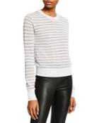 Striped Textured Long-sleeve