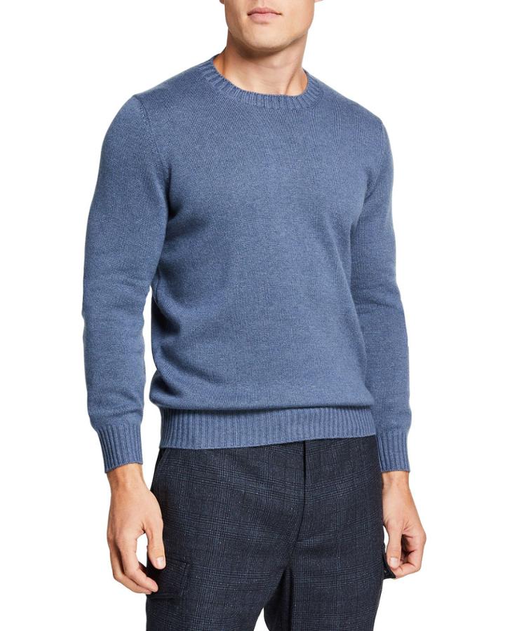 Men's 4-ply Cashmere Crewneck