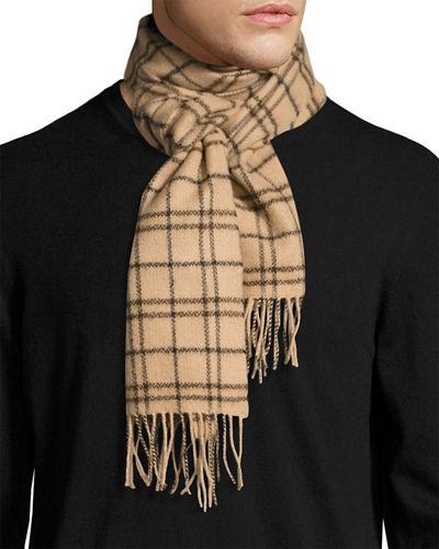 Merino Wool Plaid-print Boxed