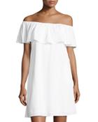 Ruffled Off-the-shoulder Dress