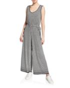 Geometric Grid Side-tie Wide