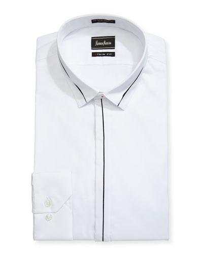 Xtrim-fit Regular Finish Contrast Dobby Dress