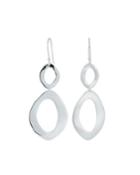 Wavy Double-drop Earrings
