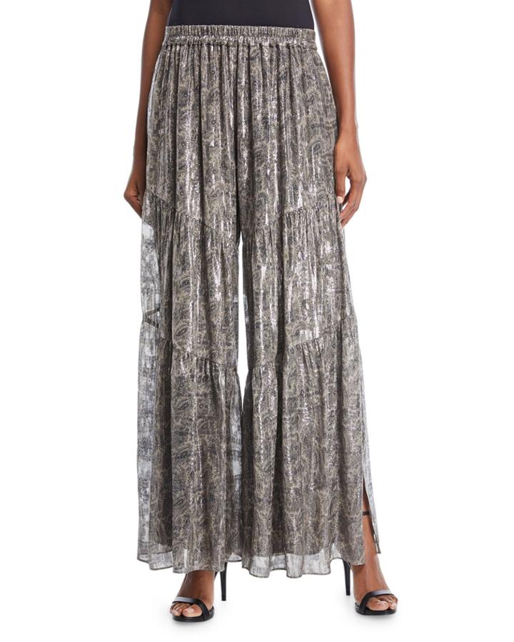 Ilse Tiered-chiffon Pants