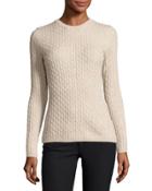 Cable-knit Cashmere Pullover
