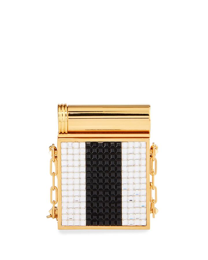 Crystal Minaudiere Compact Lipstick Holder