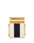Crystal Minaudiere Compact Lipstick Holder