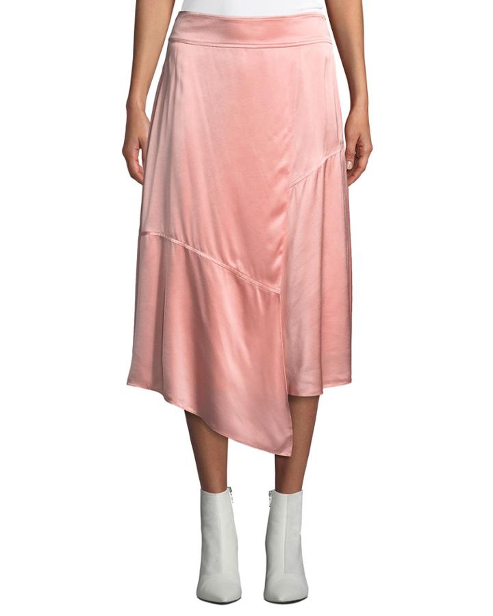 Draped Asymmetric Satin