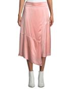 Draped Asymmetric Satin