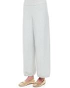 Plus Size Wide-leg Knit Pants