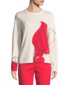 Santana Knit Cashmere Embroidered