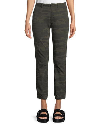Camouflage Jogger Pants, Green