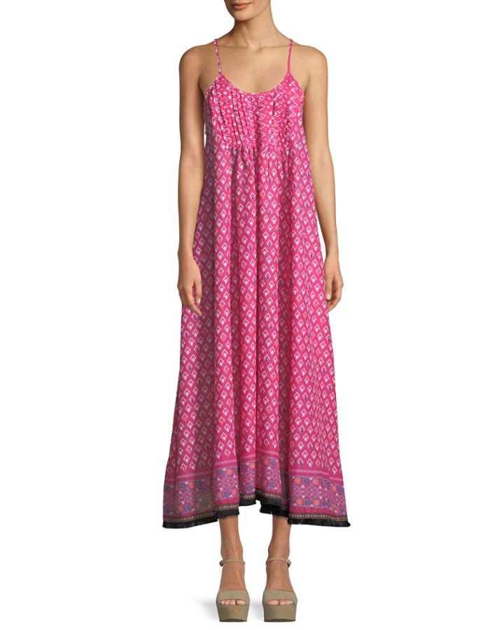 Astrid Fantasia Pleated-front Cotton