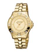 36mm Yellow Golden Diamond Bezel Watch
