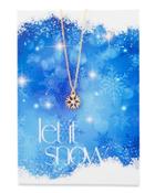 Snowflake Necklace With Let It