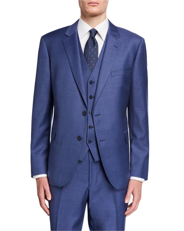 Men's Vested Modern-fit Wool