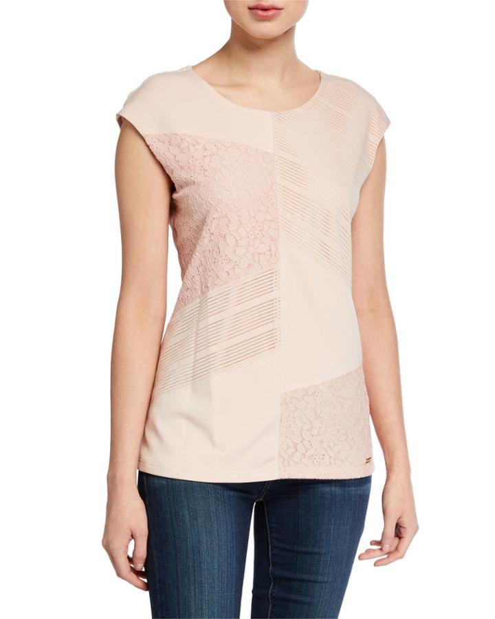 Lace Patchwork Top