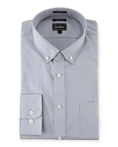 Xtrim Fit Dobby Dot Dress