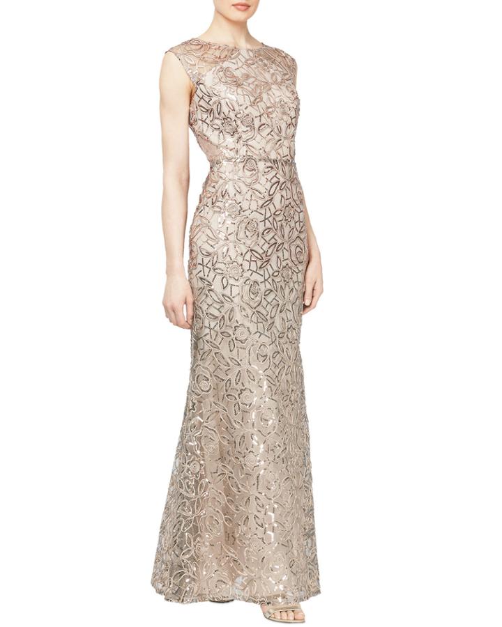 Long Lace Dress With