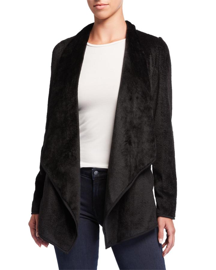 Sport Plush Draped Jacket