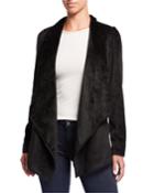 Sport Plush Draped Jacket