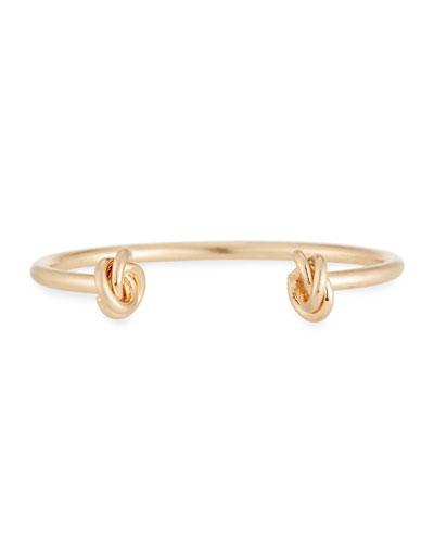 Golden Knot Cuff Bracelet