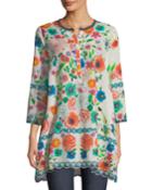 Mala Floral Handkerchief Blouse