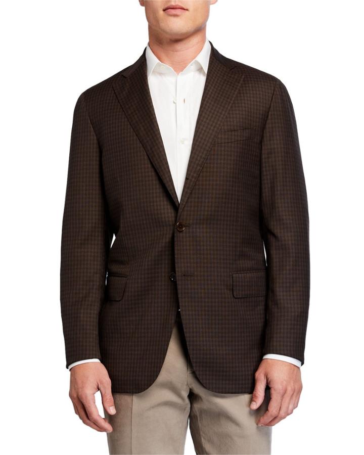 Men's Mini-check Tailored